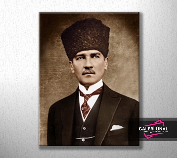 Kalpaklı Atatürk Portre
