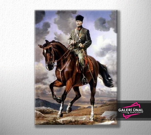 Atlı Atatürk Poster