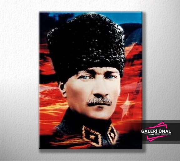 Kalpaklı Atatürk Portre