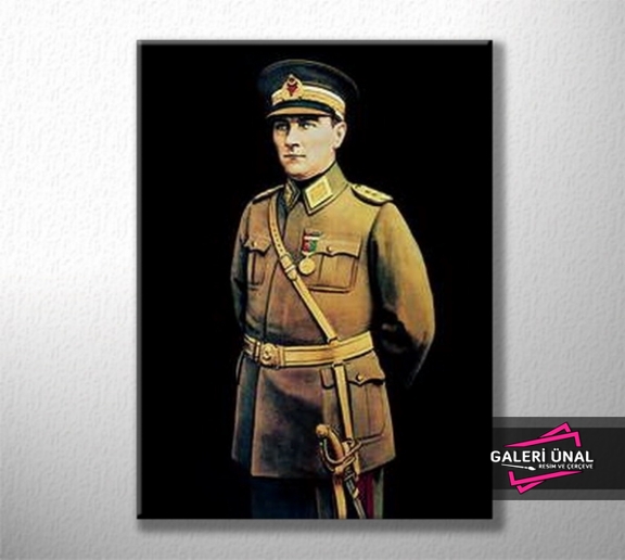 Üniformalı Atatürk Poster