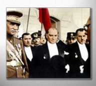 Atatürk ve İran Şahı Rıza Pehlevi
