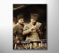 Kalpaklı Atatürk Poster