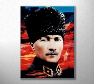 Kalpaklı Atatürk Portre